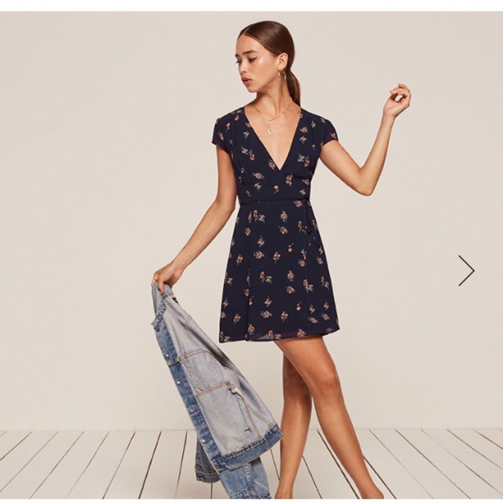 Reformation Oyster Dress Petite S